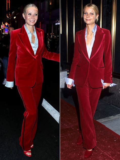 velvet gucci suit gwyneth